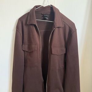 H&M Brown Zipper Jacket